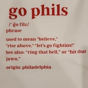 Go Phils Definition Tee ⚾❤️ | Philly Fan Essential | Philadelphia Phillies